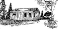 Front View of this house plan
