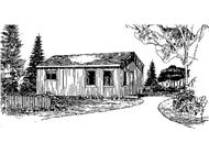 Front View of this house plan