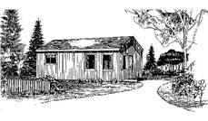 Front View of this house plan