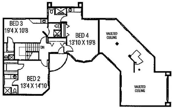 Upper Level Floor Plan