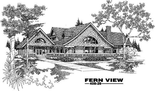 Main image for house plan # 9080