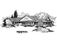 Main image for house plan # 9077