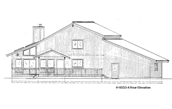146-1091 rear elevation