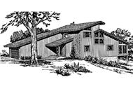 Front View of this house plan