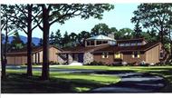 Color Rendering of this house Plan.