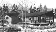 Front View of this house plan