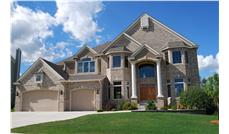 This is a color photo of these European Home Plans.