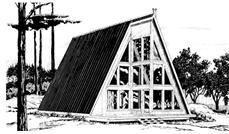 Front View of this house plan.