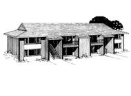 Front View to this house plan.