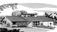 Front View of this house plan