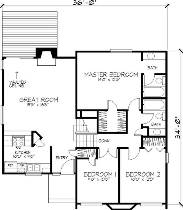 Modern 2 Story House Floor Plans