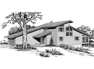 Front View of this house plan
