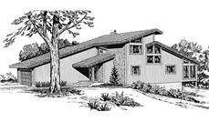 Front View of this house plan