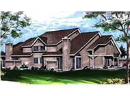 This image shows the Multi-Unit Style of this House Plan.