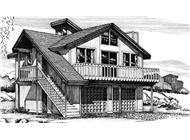 Front View to this house plan