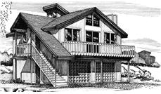 Front View to this house plan