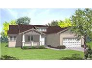 Color Rendering of this house plan.