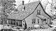 Front View of this house plan