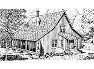 Front View to this house plan