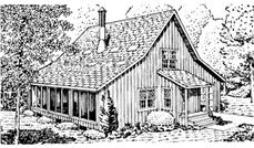 Front View to this house plan