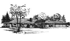 Front View to this house plan