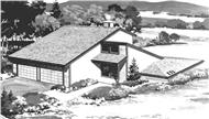 Front View of these house plans