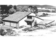 Front View of these house plans