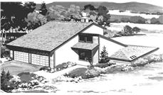 Front View of these house plans