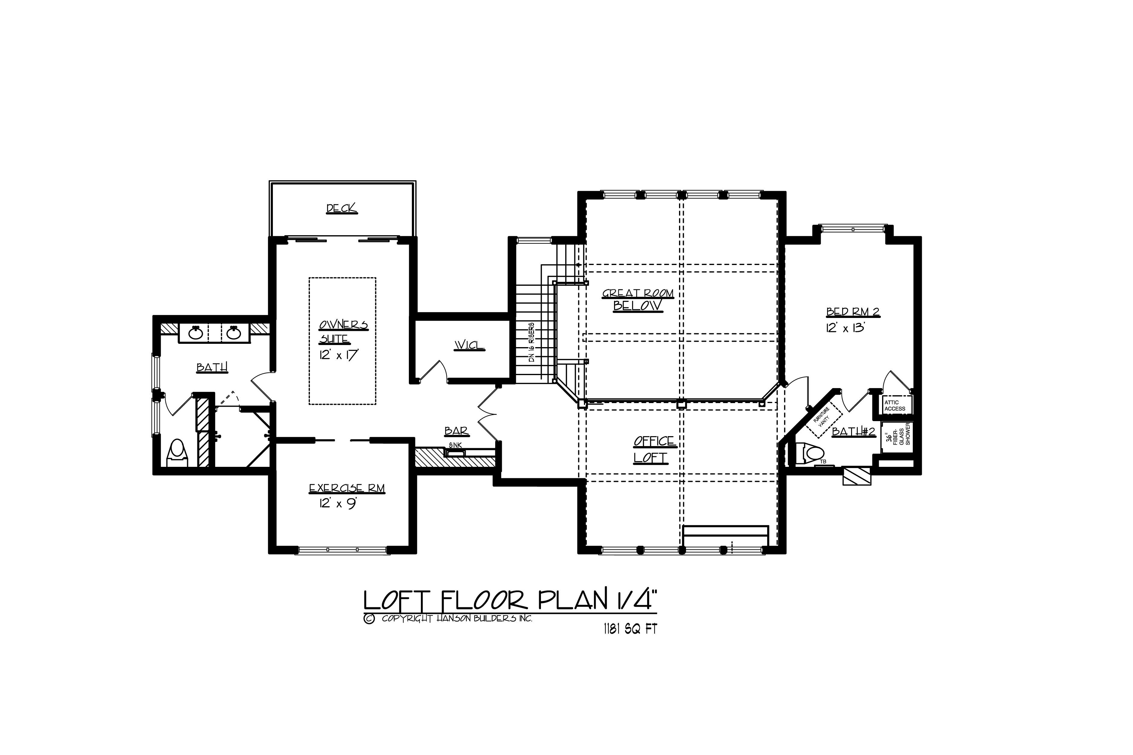 Floor Plan Second Story