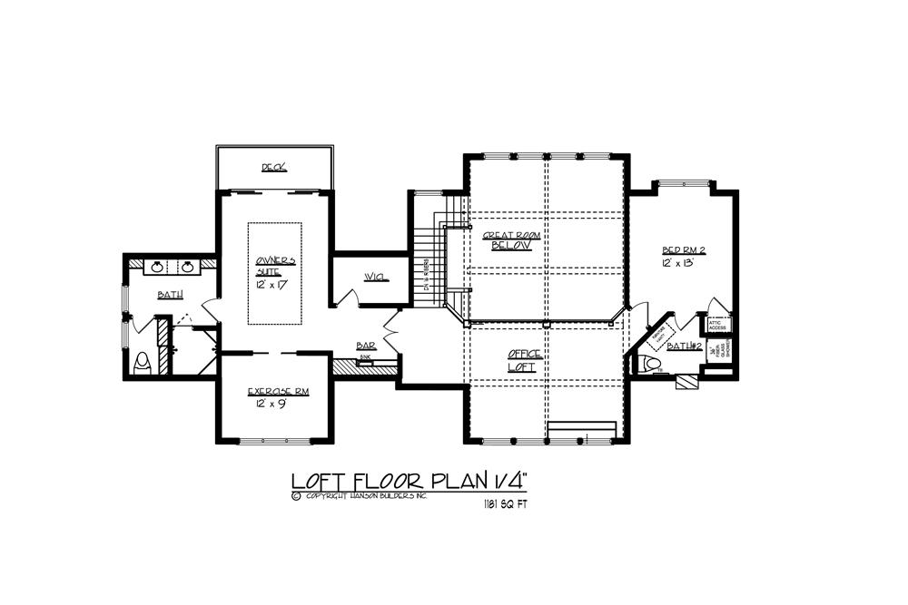 Floor Plan Second Story