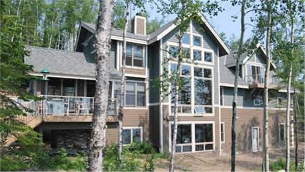 This image is a color photo of these Craftsman House Plans.