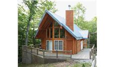 This is a colored rendering of A-Frame Home Plans LS-H-886-3A.