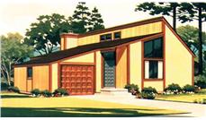 Color Rendering for house plan LS-H-917-1A