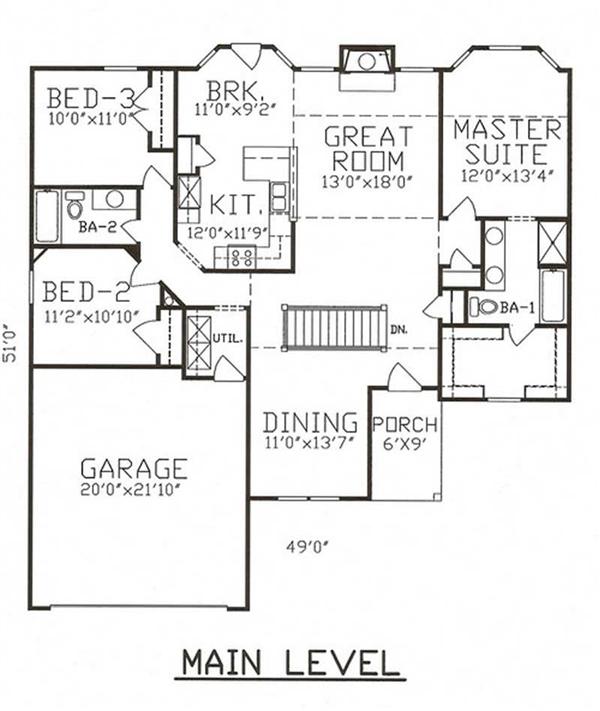 Floor Plan First Story