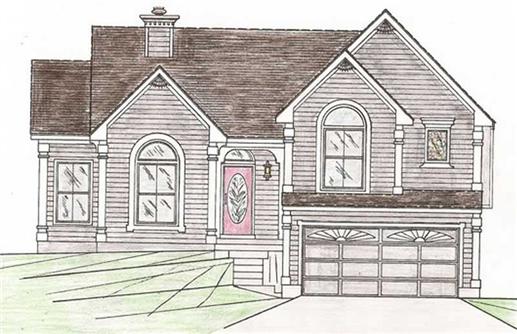 Color Rendering of this house plan