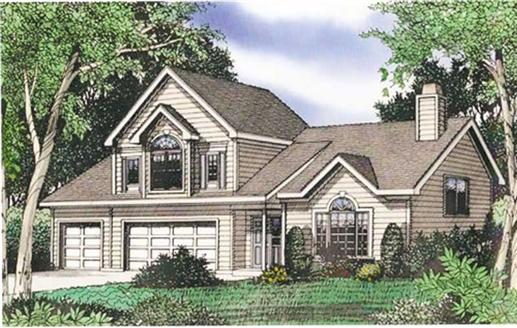 Color Rendering of this house plan