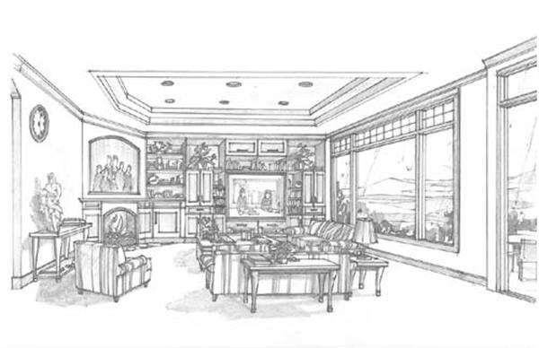 Home Plan Rendering