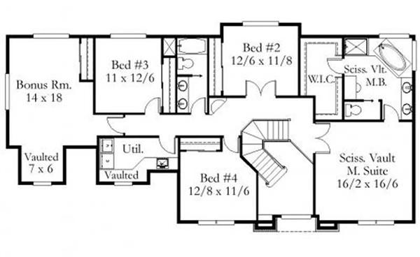 This image shows the master suite.