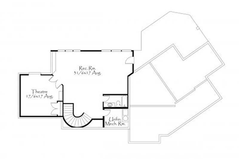 This image shows the rec. room and the theater.