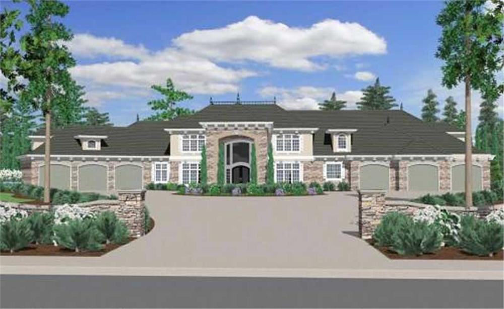 This image shows the country french style of the home.