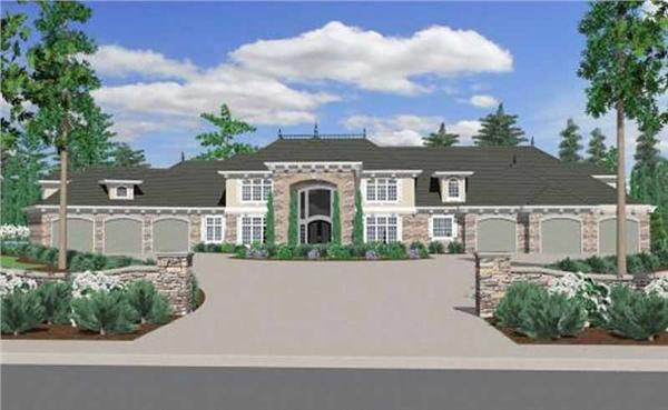 This image shows the country french style of the home.