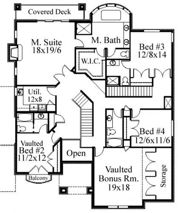 This image shows the master suite.