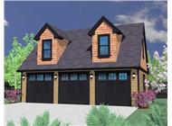 This is a computerized rendering of these Garage Plans.
