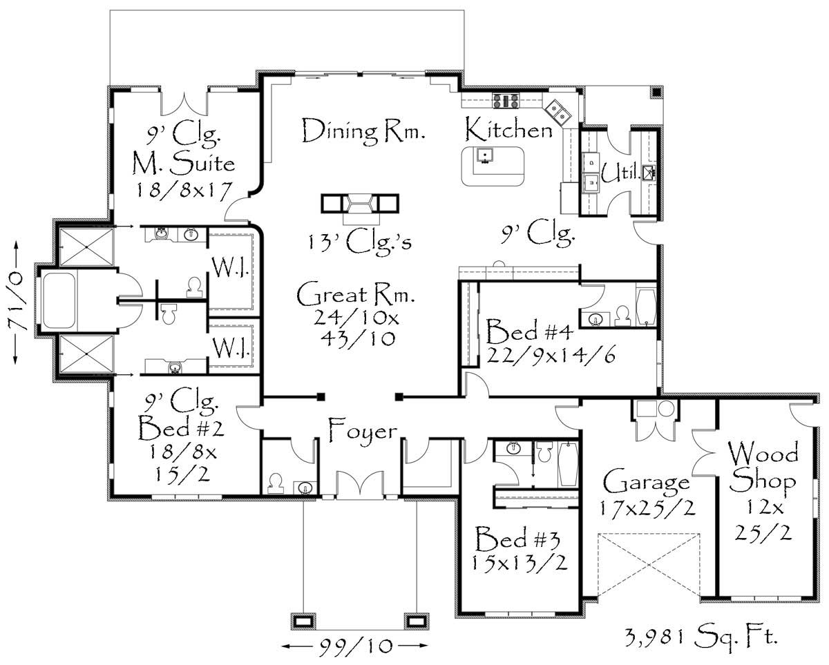Floor Plan First Story