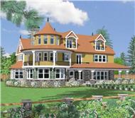 Main image for country home plans # 16741