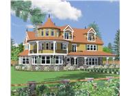 Main image for country home plans # 16741