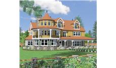 Main image for country home plans # 16741