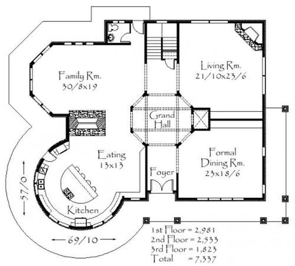 This image shows the living and dining areas.