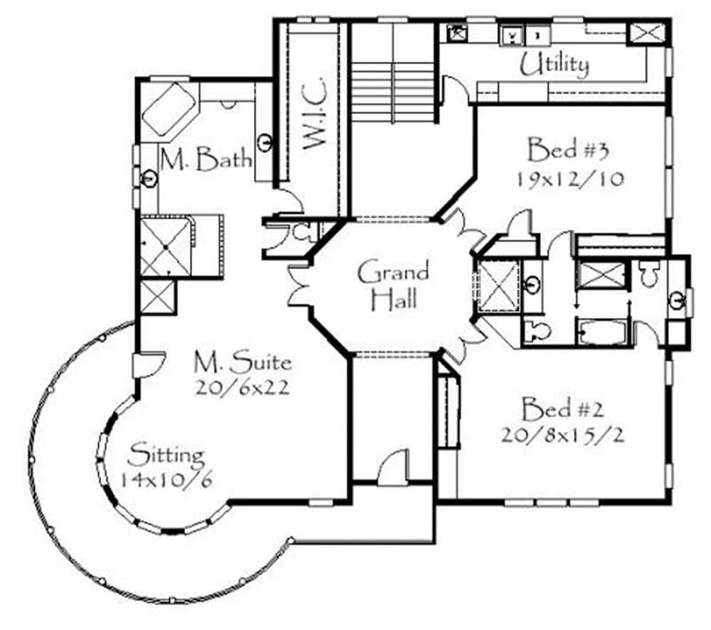 This image shows the master suite.