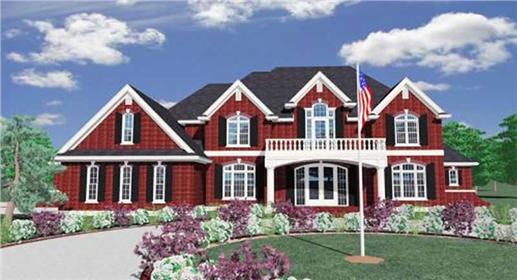 Main image for luxury house plans # 16740
